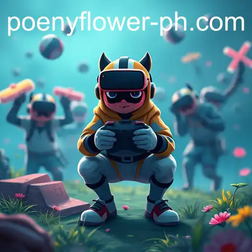 Poenyflower Blooms in the Gamers' Garden